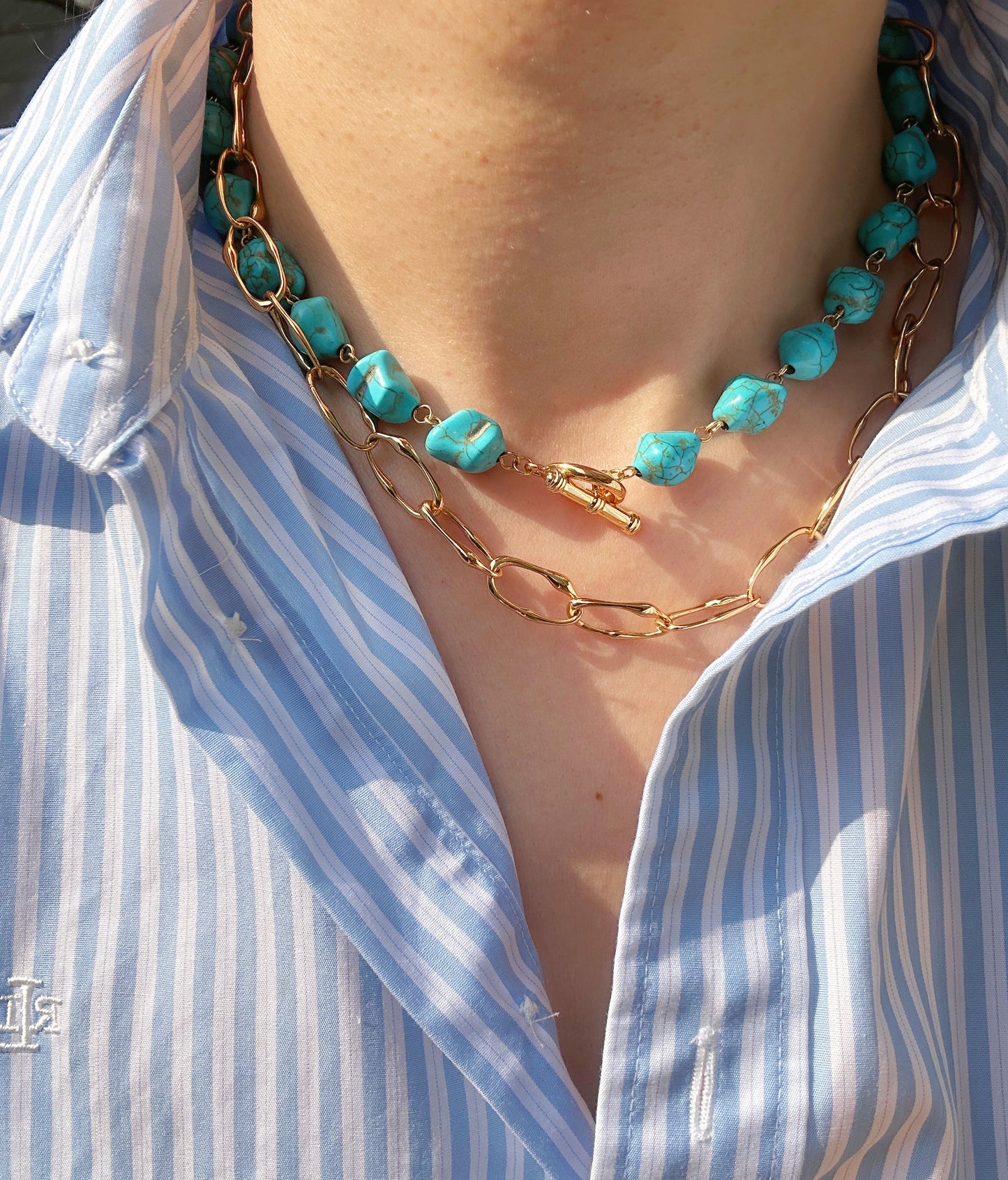 Blue Turquoise Necklace